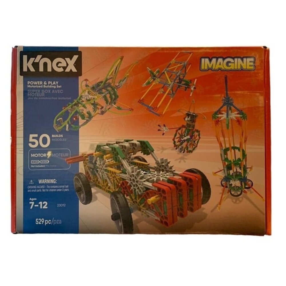Vintage K'NEX Imagine Power & Play Motorized Building Set